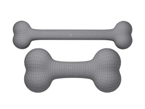 Cartone animato di ossa Modello 3D