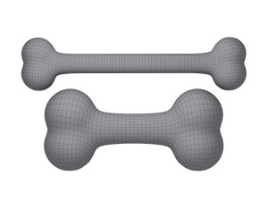 bones cartoon 3Dモデル