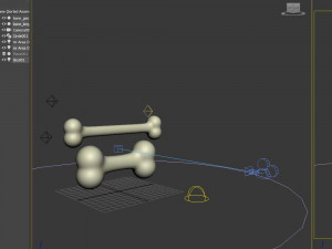 bones cartoon 3Dモデル