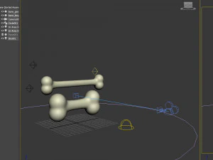 Cartone animato di ossa Modello 3D