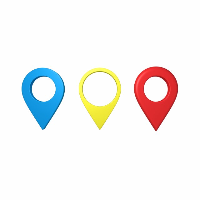 map pointer 3D-Modell .c4d .max .obj .3ds .fbx .stl .blend 