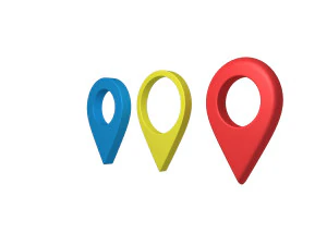 Penunjuk peta Model 3D