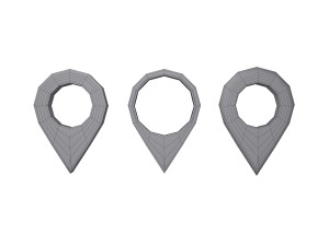 map pointer 3D-Modell