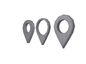 map pointer 3D-Modell