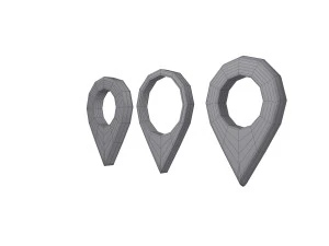 Penunjuk peta Model 3D