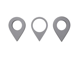 Penunjuk peta Model 3D