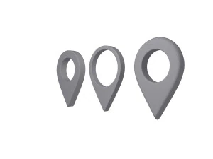 Penunjuk peta Model 3D