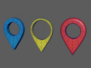 Penunjuk peta Model 3D