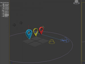 map pointer 3D-Modell