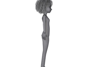 girl 03 cartoon 3D मॉडल