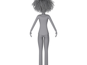 girl 03 cartoon 3D मॉडल