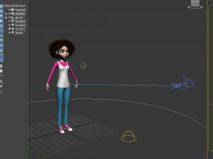 girl 03 cartoon 3D मॉडल