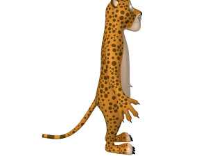 leopard cartoon 3D Модель