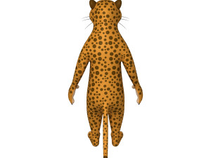 leopard cartoon 3D Модель
