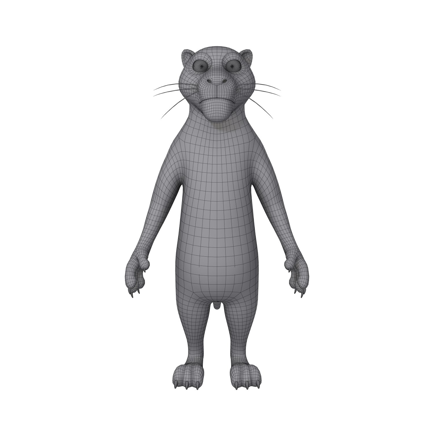 leopard cartoon 3D Модель in Дикая жизнь 3DExport