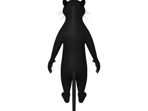 cartone animato di pantera Modello 3D