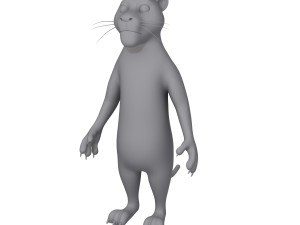 panther cartoon 3D Model