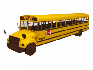 school bus Model 3D