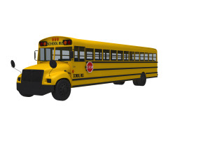 school bus Model 3D