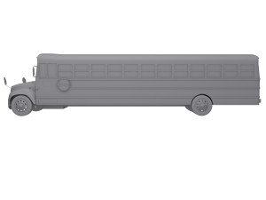 school bus Model 3D