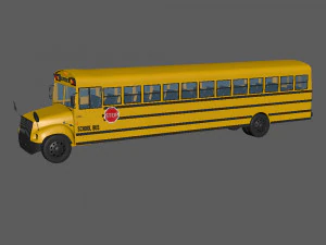 scuolabus Modello 3D