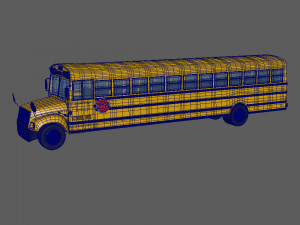 school bus Model 3D