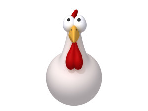 chicken cartoon Model 3D