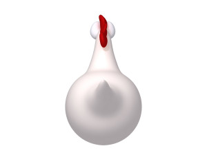 chicken cartoon Model 3D