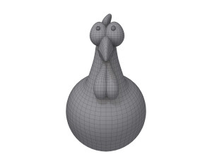 chicken cartoon Model 3D