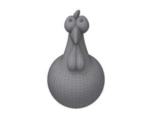 chicken cartoon 3D Model