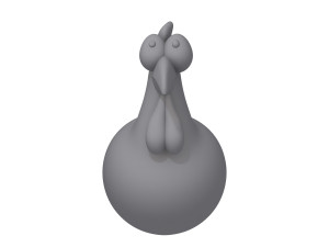 chicken cartoon Model 3D