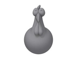 chicken cartoon 3D Model