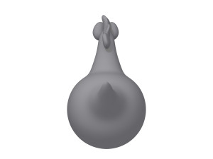 chicken cartoon Model 3D