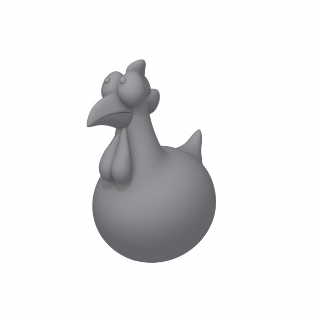 Download chicken cartoon 3D Model