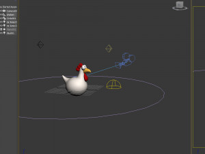chicken cartoon Model 3D