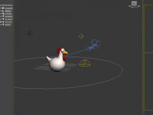 chicken cartoon 3D Model