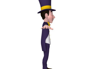 magician cartoon Modelo 3D