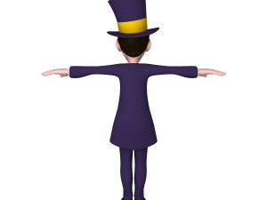 magician cartoon Modelo 3D