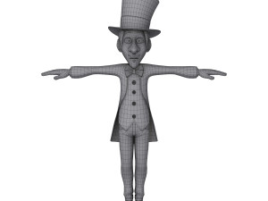 magician cartoon Modelo 3D