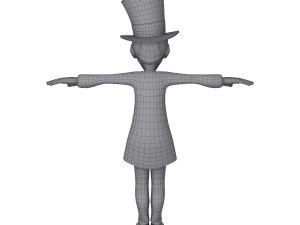 magician cartoon Modelo 3D