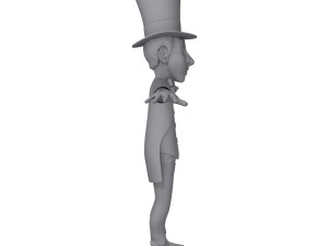 magician cartoon Modelo 3D