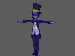 magician cartoon Modelo 3D