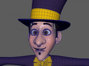magician cartoon Modelo 3D