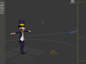 magician cartoon Modelo 3D