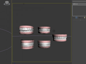 human mouth 03 teeth cartoon 3D Model