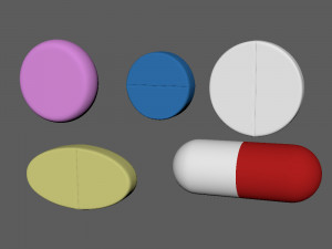 pills pack Modelo 3D