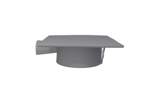 graduation cap and diploma 3D 모델