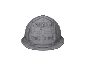 fireman helmet Modelo 3D
