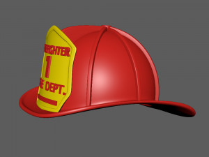 fireman helmet Modelo 3D
