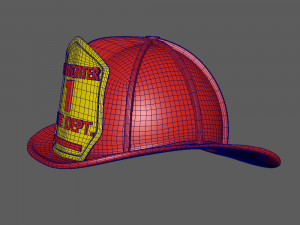 fireman helmet Modelo 3D